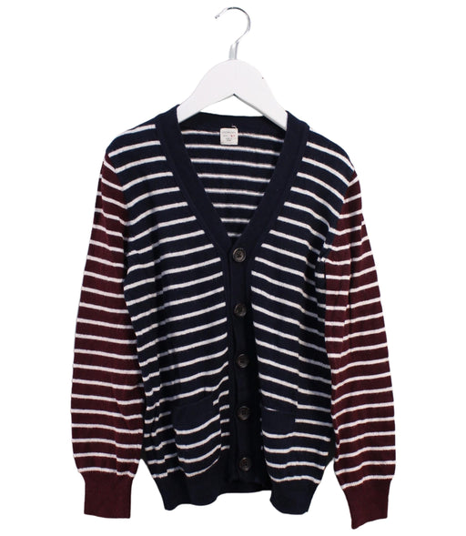 A Navy Cardigans from Crewcuts in size 6T for boy. (Front View)