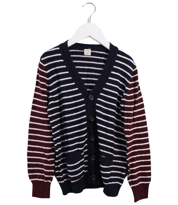 A Navy Cardigans from Crewcuts in size 6T for boy. (Front View)