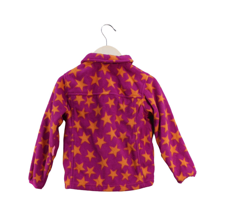 A Pink Lightweight Jackets from Lands' End in size 2T for girl. (Back View)