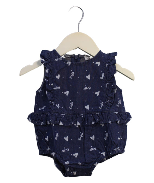 A Navy Sleeveless Bodysuits from Liu Jo in size 0-3M for girl. (Front View)