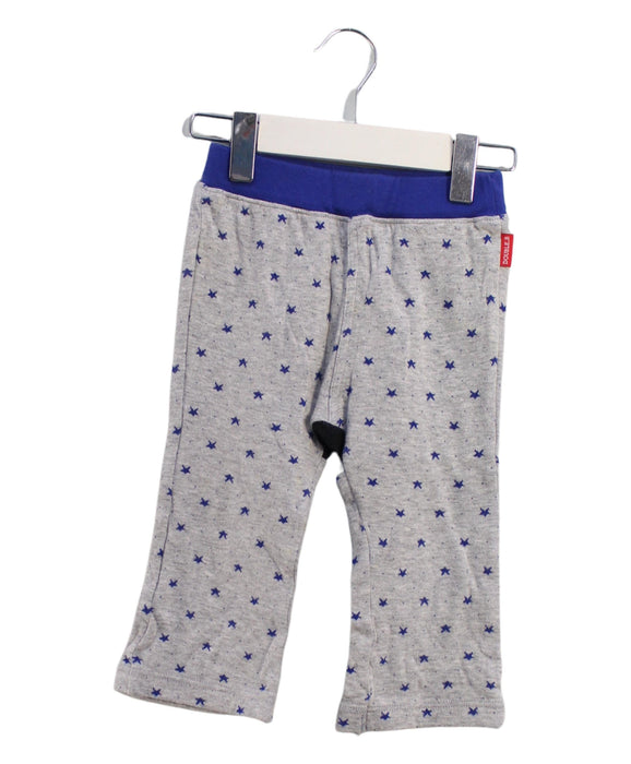 A Grey Casual Pants from Miki House in size 12-18M for boy. (Front View)