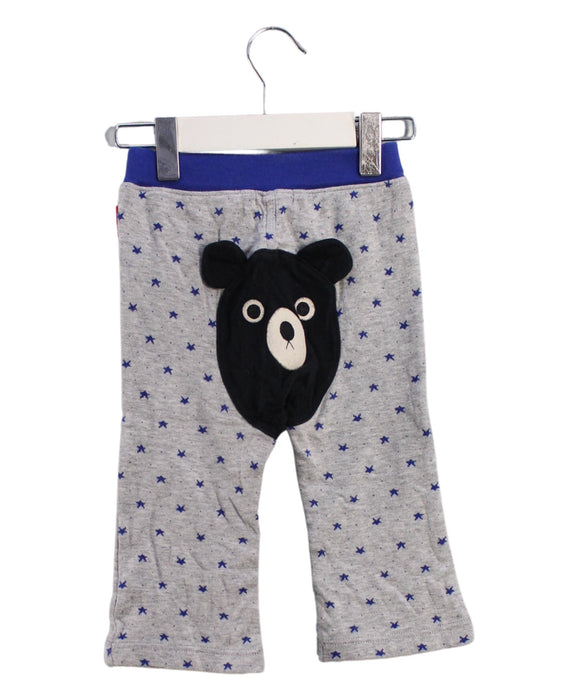 A Grey Casual Pants from Miki House in size 12-18M for boy. (Back View)
