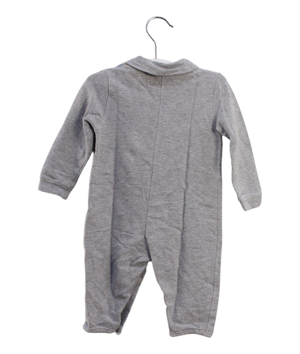 A Grey Long Sleeve Jumpsuits from Il Gufo in size 6-12M for boy. (Back View)