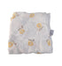 A White Swaddles from Aden & Anais in size O/S for neutral. (Front View)