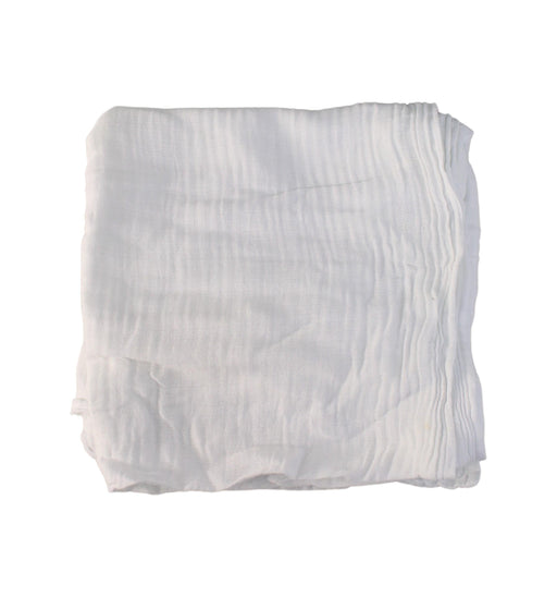 A White Swaddles from Aden & Anais in size O/S for neutral. (Front View)