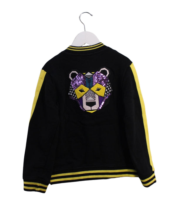 A Black Lightweight Jackets from MSGM in size 6T for boy. (Back View)