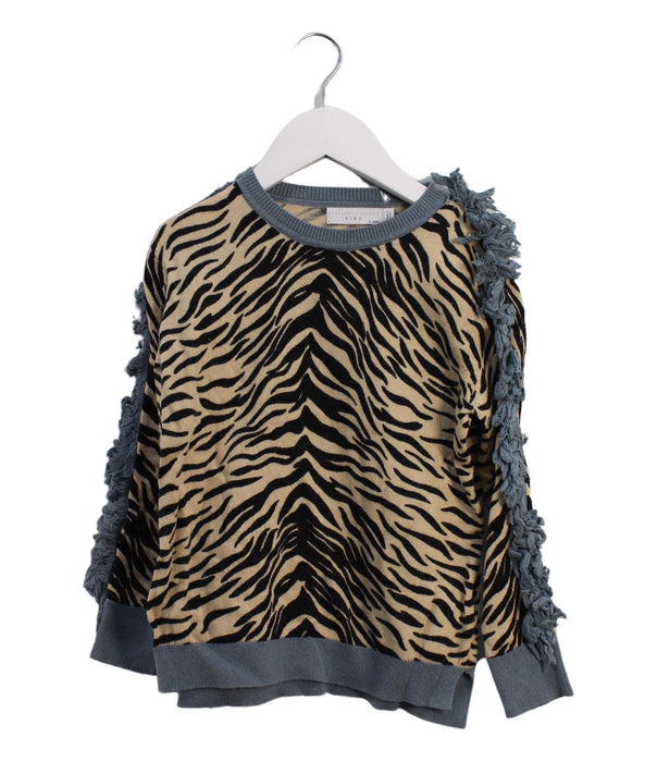 A Yellow Knit Sweaters from Stella McCartney in size 6T for girl. (Front View)