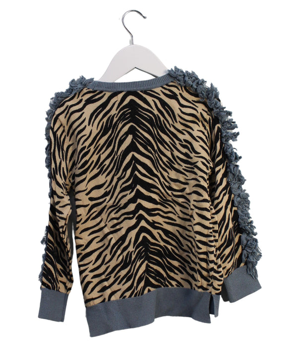 A Yellow Knit Sweaters from Stella McCartney in size 6T for girl. (Back View)