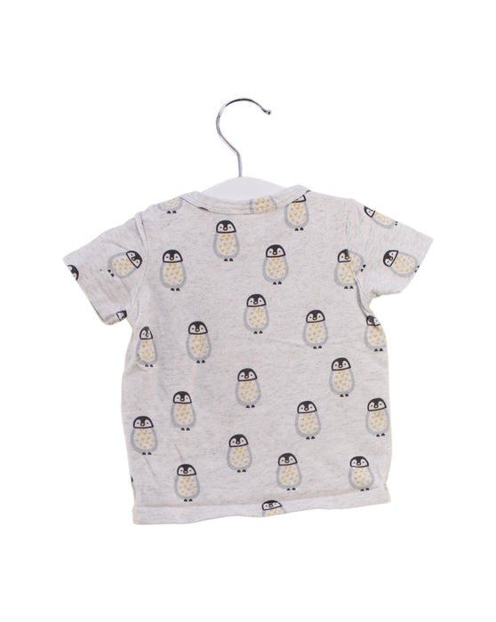 A Grey Short Sleeve T Shirts from Seed in size 3-6M for girl. (Back View)