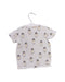 A Grey Short Sleeve T Shirts from Seed in size 3-6M for girl. (Back View)