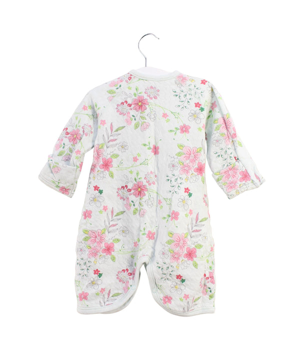 A Green Rompers from Mides in size 3-6M for girl. (Back View)