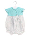 A Blue Short Sleeve Rompers from Chickeeduck in size 0-3M for boy. (Front View)
