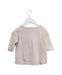 A Beige Short Sleeve T Shirts from Crewcuts in size 3T for girl. (Back View)