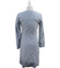 A Blue Coats from Seraphine in size XS for maternity. (Back View)