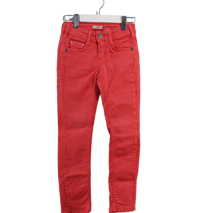 A Pink Casual Pants from Cimarron in size 4T for girl. (Front View)