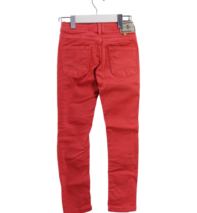 A Pink Casual Pants from Cimarron in size 4T for girl. (Back View)