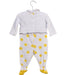 A White Onesies from Chicco in size 3-6M for girl. (Back View)