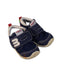 A Navy Sneakers from Miki House in size 18-24M for boy. (Front View)