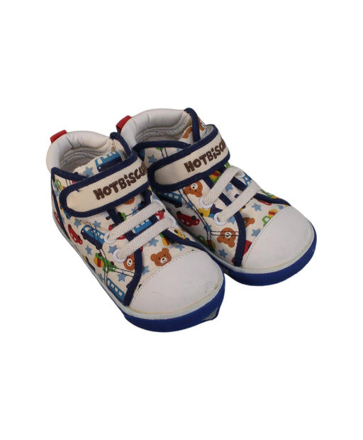 A Multicolour Sneakers from Miki House in size 18-24M for boy. (Front View)