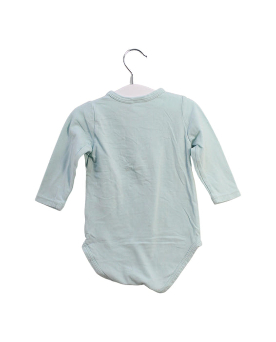 A Blue Long Sleeve Bodysuits from Seed in size 3-6M for boy. (Back View)