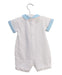 A White Short Sleeve Rompers from Chickeeduck in size 6-12M for girl. (Back View)