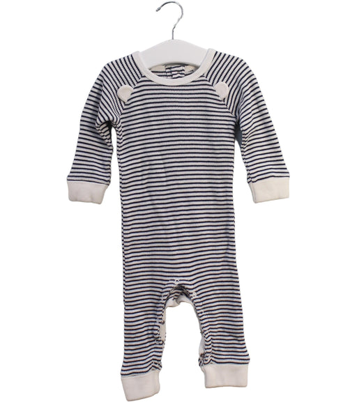 A Navy Long Sleeve Jumpsuits from Seed in size 3-6M for girl. (Front View)
