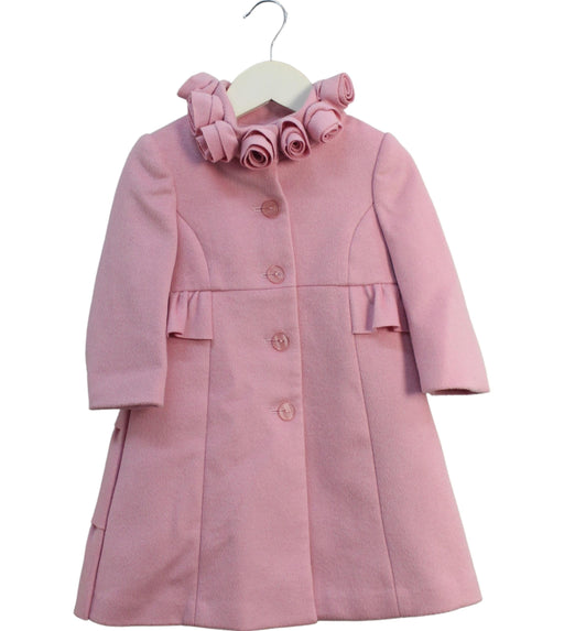 A Pink Coats from Nicholas & Bears in size 12-18M for girl. (Front View)