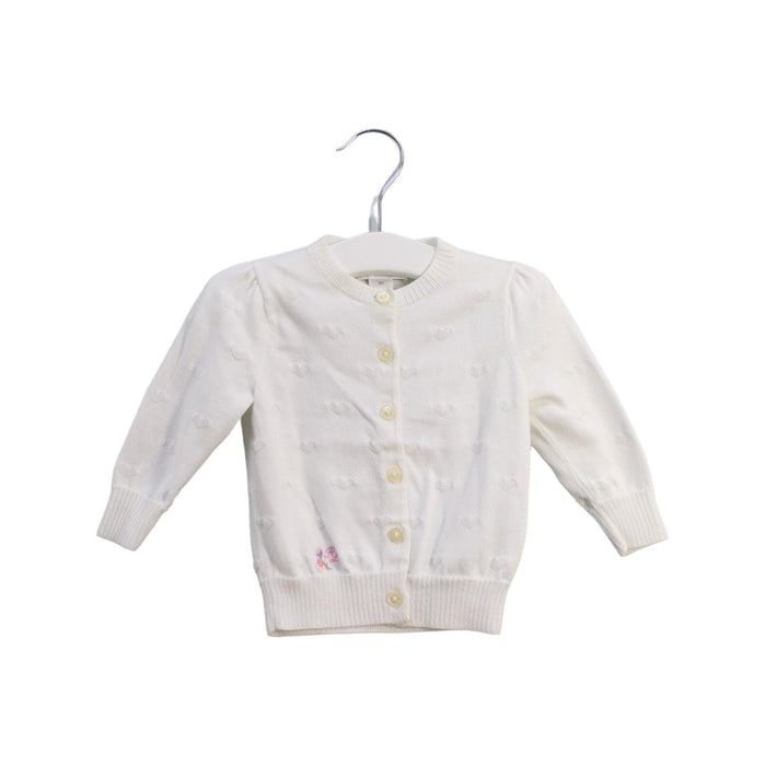 A White Cardigans from Ralph Lauren in size 6-12M for girl. (Front View)