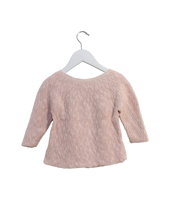 A Pink Cardigans from Seed in size 6-12M for girl. (Back View)