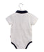 A White Short Sleeve Bodysuits from TinyBitz in size 12-18M for boy. (Back View)