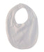 A White Bibs from Petit Bateau in size O/S for neutral. (Front View)