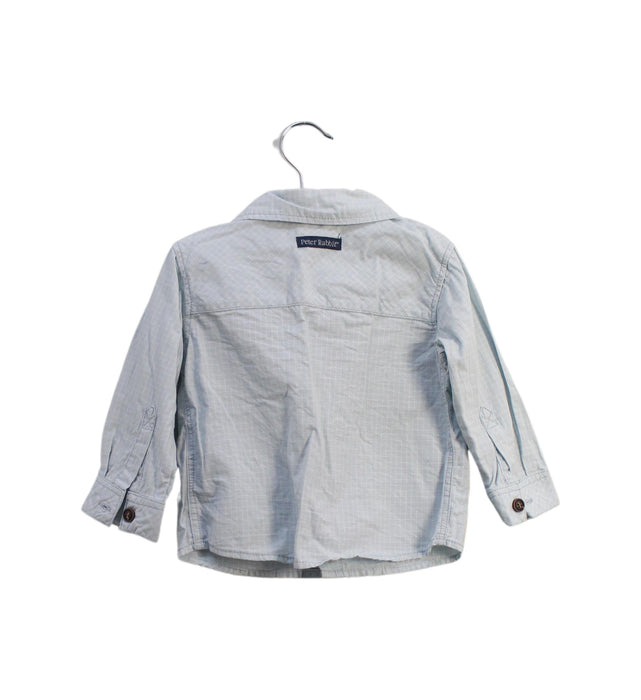A Blue Shirts from Peter Alexander in size 6-12M for boy. (Back View)