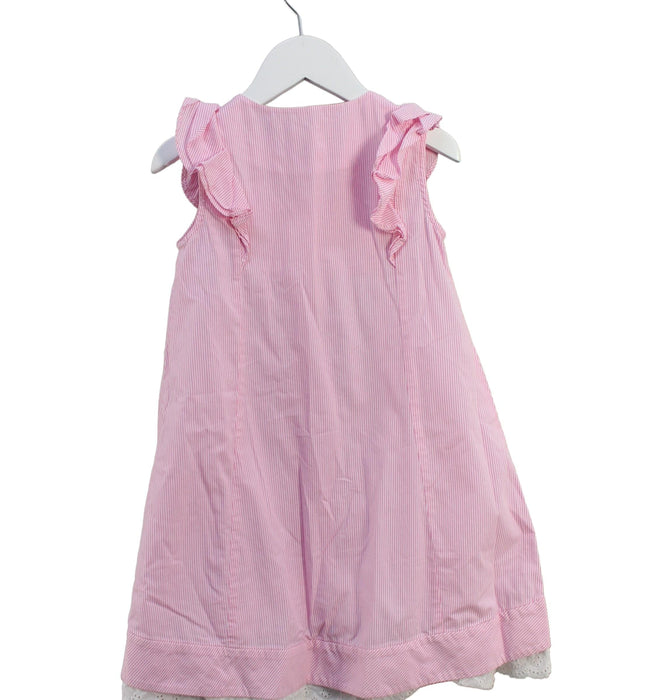 A Pink Sleeveless Dresses from Nicholas & Bears in size 3T for girl. (Back View)