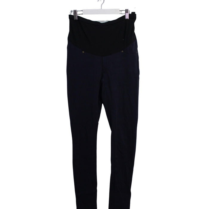 A Navy Jeans from Mayarya in size XS for maternity. (Front View)