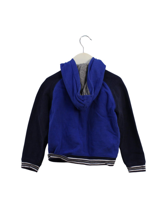 A Blue Zippered Sweatshirts from Polo Ralph Lauren in size 3T for boy. (Back View)