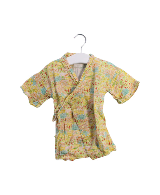 A Yellow Rompers from Naomi Wear in size 0-3M for girl. (Front View)