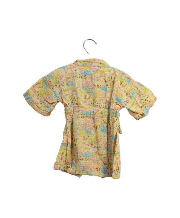 A Yellow Rompers from Naomi Wear in size 0-3M for girl. (Back View)