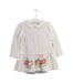 A White Long Sleeve Dresses from I Pinco Pallino in size 12-18M for girl. (Front View)
