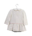 A White Long Sleeve Dresses from I Pinco Pallino in size 12-18M for girl. (Back View)