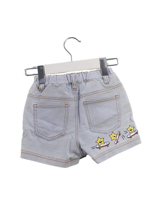 A Blue Shorts from X-girl in size 18-24M for girl. (Back View)