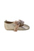 A Gold Flats from Sonatina in size 12-18M for girl. (Back View)