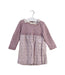 A Pink Long Sleeve Dresses from Paloma de la O in size 12-18M for girl. (Front View)