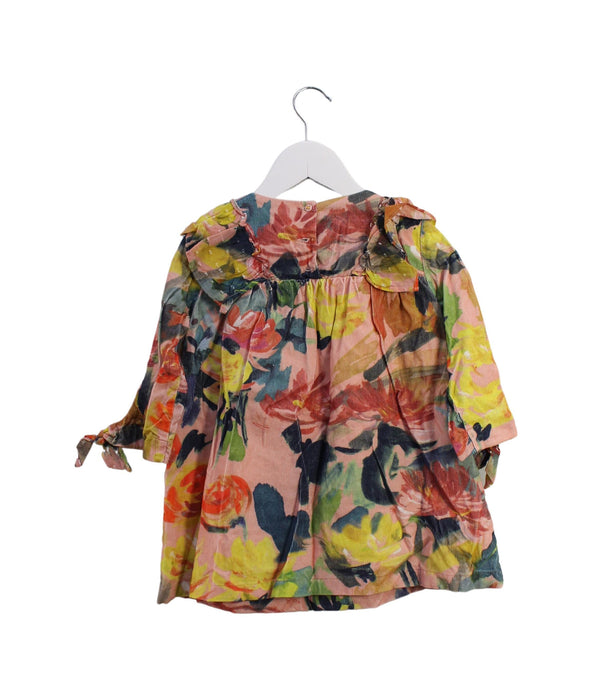 A Multicolour Long Sleeve Dresses from Nanos in size 3T for girl. (Back View)