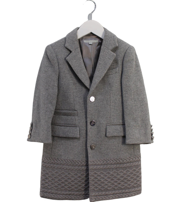A Grey Coats from Nicholas & Bears in size 2T for girl. (Front View)