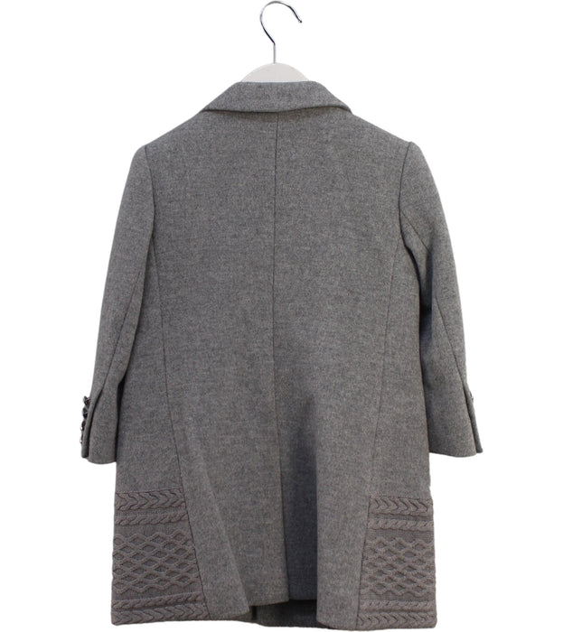 A Grey Coats from Nicholas & Bears in size 2T for girl. (Back View)