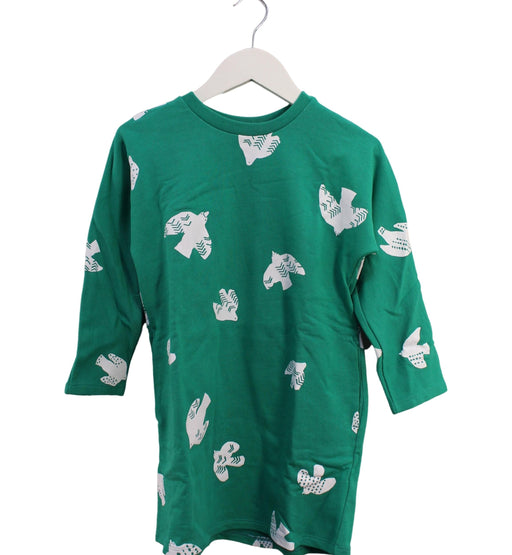 A Green Sweater Dresses from COS in size 4T for girl. (Front View)