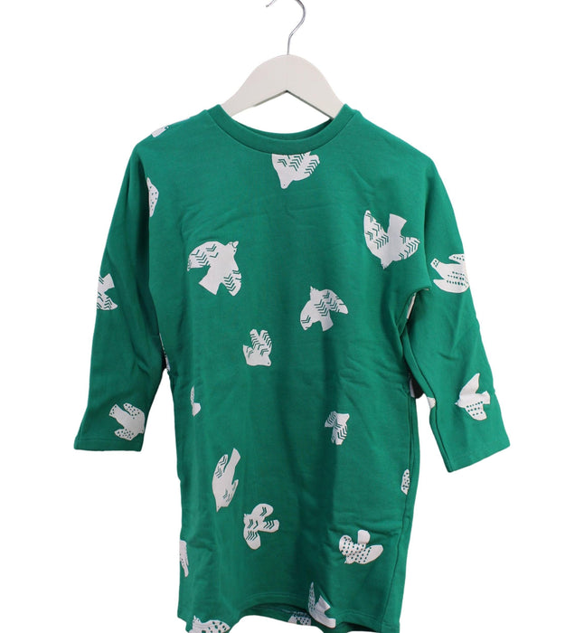 A Green Sweater Dresses from COS in size 4T for girl. (Front View)