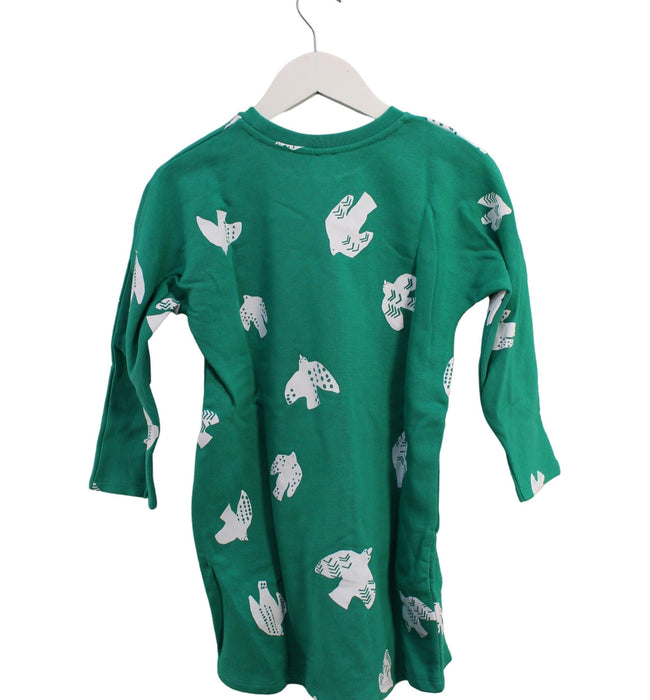 A Green Sweater Dresses from COS in size 4T for girl. (Back View)