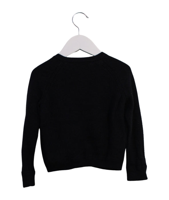 A Navy Cardigans from Burberry in size 2T for girl. (Back View)