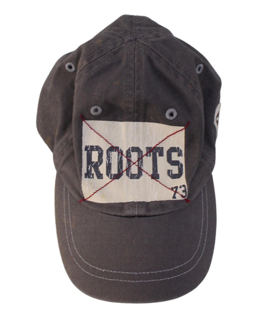 A Grey Caps from Roots in size 6-12M for boy. (Front View)